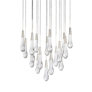 Solitaire Crystal Round Chandelier 17" 24" 36" 40'' 48'' 58"D - Zonesus