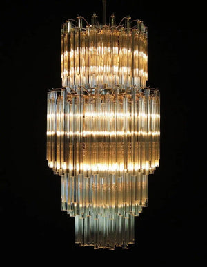 Murano Chandelier – 242 prisms – Transparent - Zonesus