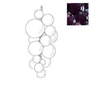 Velymo Grapetta Chandelier - Zonesus