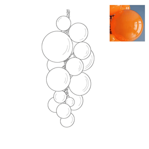 Velymo Grapetta Chandelier - Zonesus
