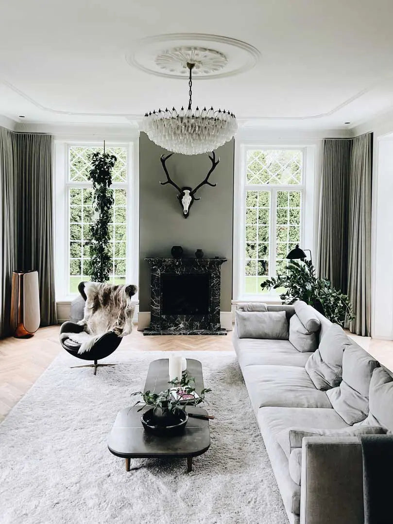 Murano Chandelier – Poliedri – 185 glass – White Alabaster - Zonesus