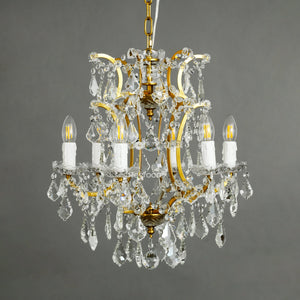 Rococonut Crystal Outdoor Chandelier 18” - Zonesus