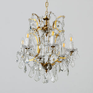 Rococonut Crystal Outdoor Chandelier 18” - Zonesus
