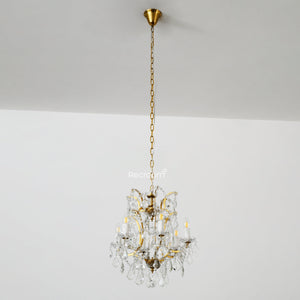 Rococonut Crystal Outdoor Chandelier 18” - Zonesus