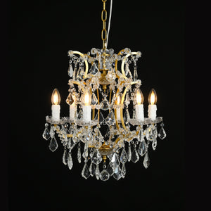 Rococonut Crystal Outdoor Chandelier 18” - Zonesus