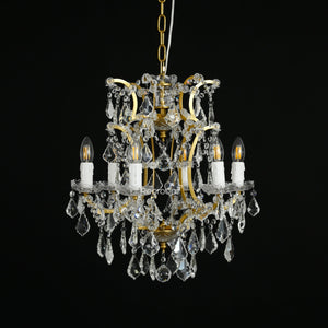 Rococonut Crystal Outdoor Chandelier 18” - Zonesus