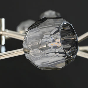 Boulew Crystal Glass Round Chandelier 60" - Zonesus