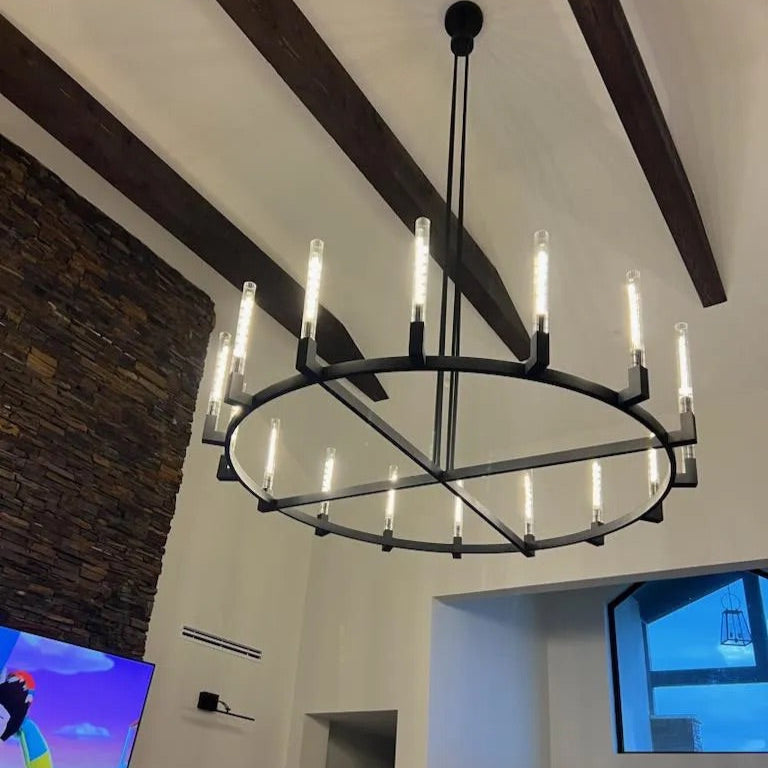 Cannel Round Chandelier 60" - Zonesus