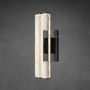 Auduben Crystal Double Sconce 15" 19" 25" - Zonesus