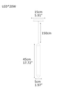 Cadiz LED Wide 2" Aged Brass/Black Indoor Mini Ceiling Pendant Lighting