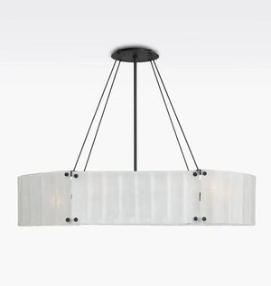 Willamette Glass Linear Chandelier 48" - Zonesus