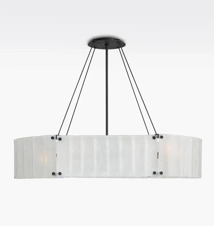 Willamette Glass Linear Chandelier 48" - Zonesus