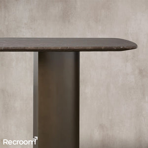 San Germani Stone Dining Table with Dauphine Base - Zonesus