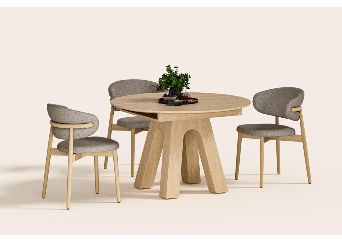 Lennon Dining Table 47"Extended  63"W