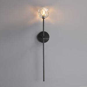 Boulew Crystal Glass Grand Sconce 6" - Zonesus