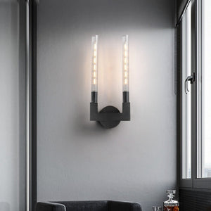 Cannel Double Wall Sconce 9" - Zonesus