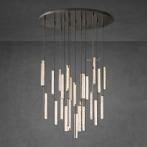 Auduben Crystal Round Chandelier 56" - Zonesus