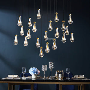 Raindrop Linear Chandelier 72" - Zonesus
