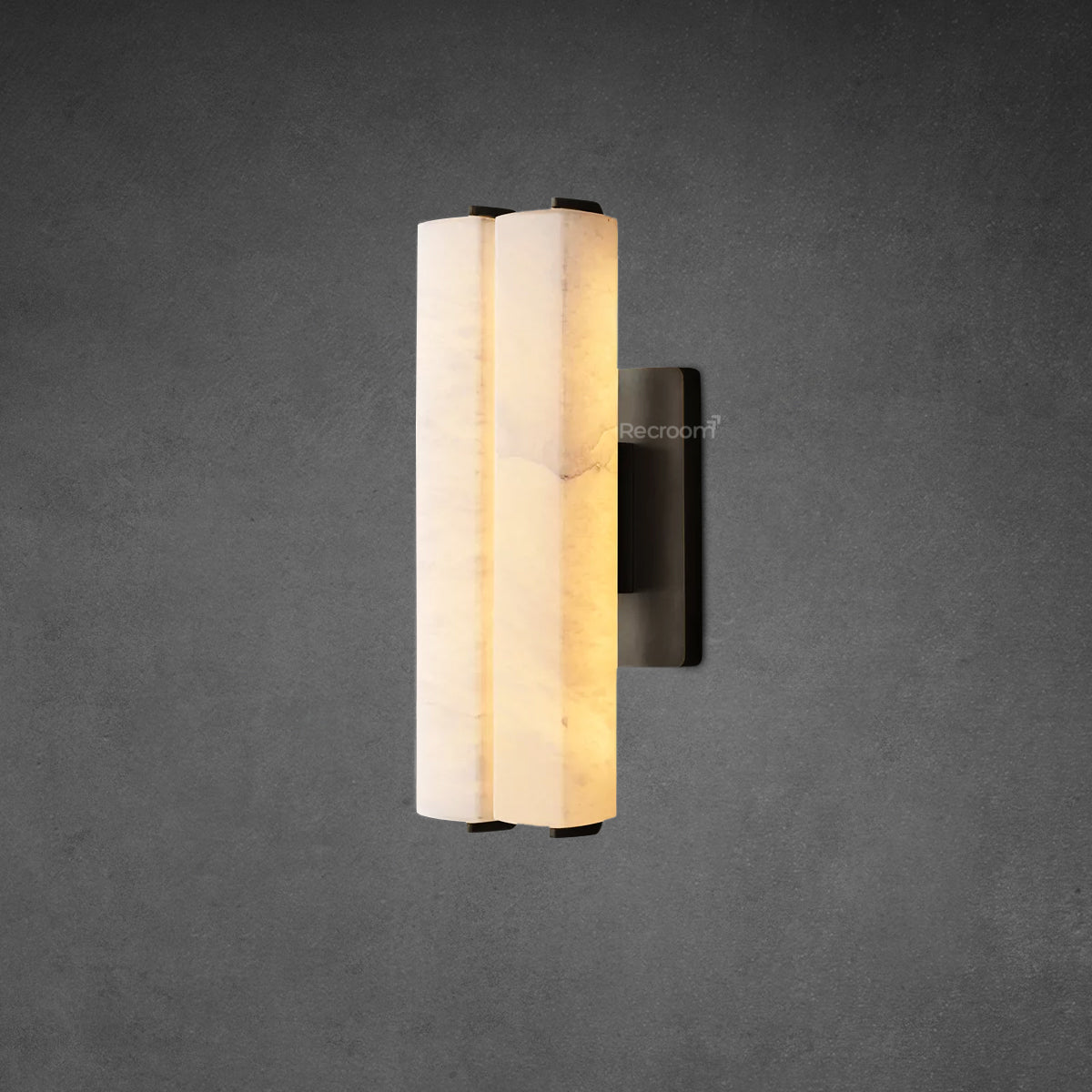 Auduben Alabaster Double Sconce 15" 19" 25" - Zonesus
