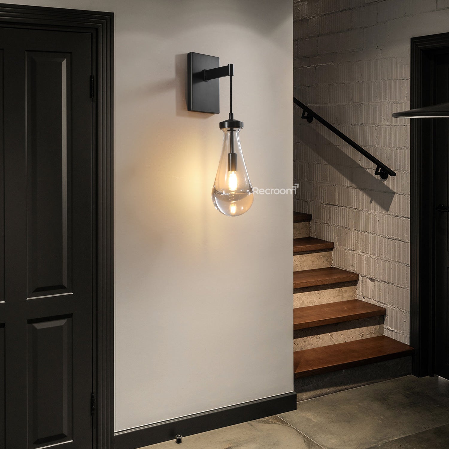 Raindrop Wall Sconce 5" Cord - Zonesus