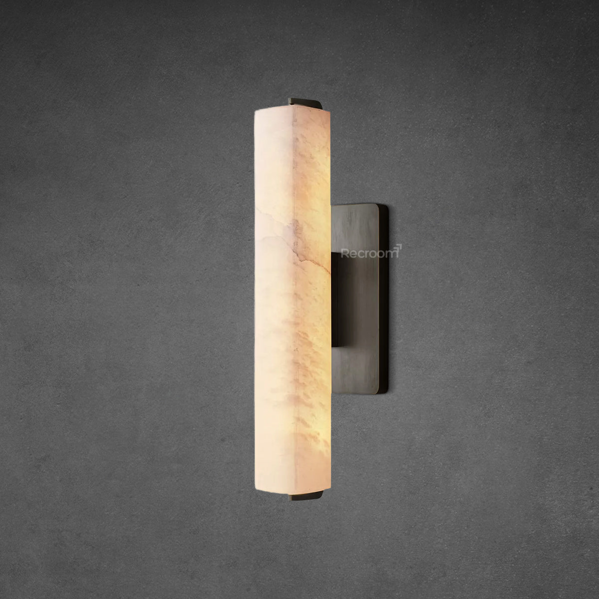 Auduben Alabaster Single Sconce 15" 19" 25" - Zonesus