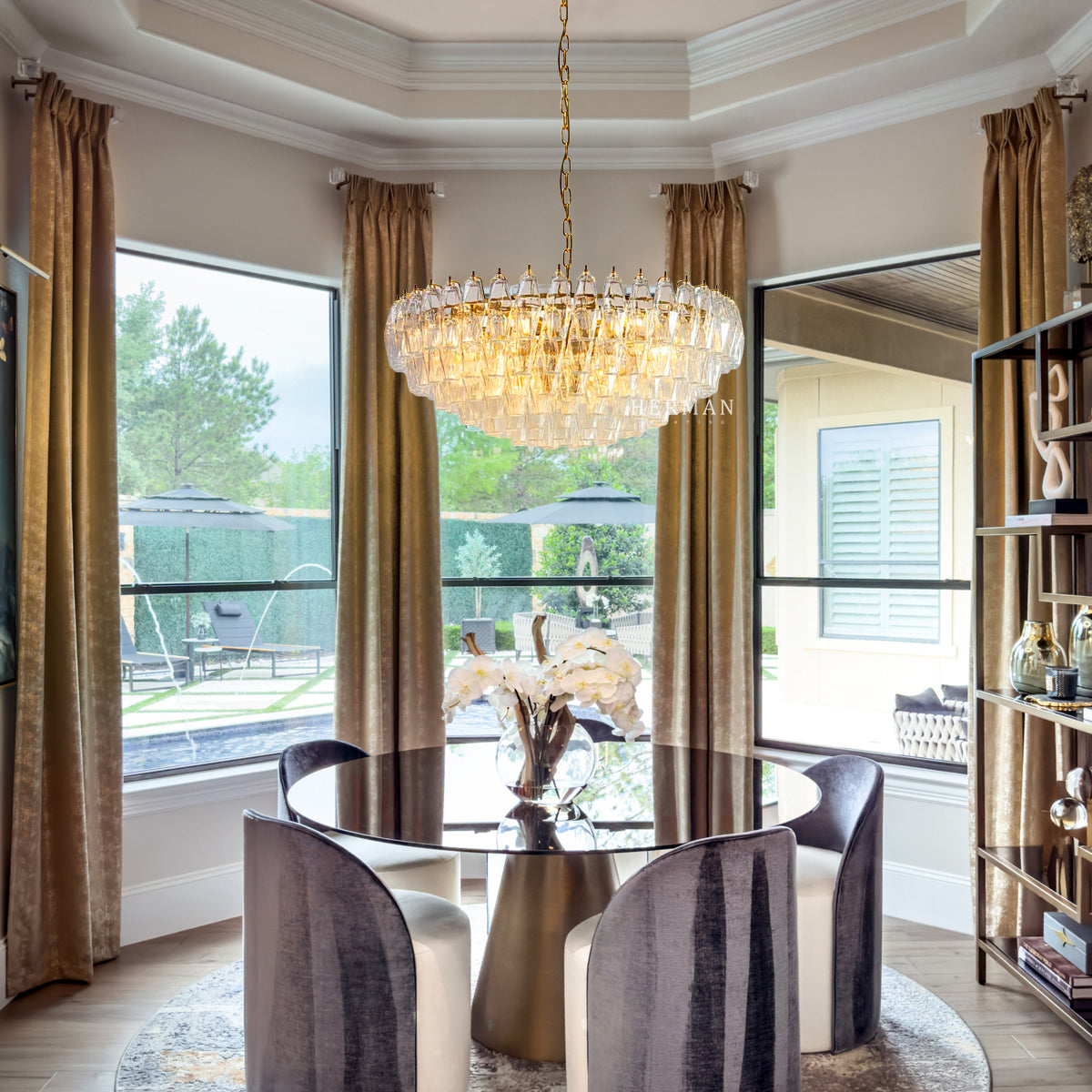 Venice Sorrento Chandelier - Zonesus