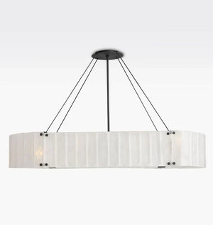 Willamette Glass Linear Chandelier 60" - Zonesus