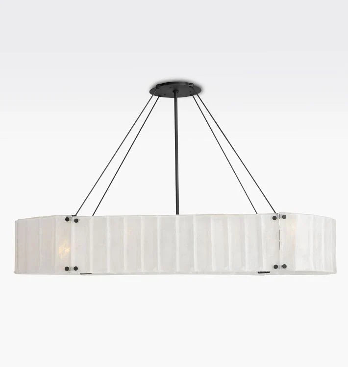Willamette Glass Linear Chandelier 60" - Zonesus
