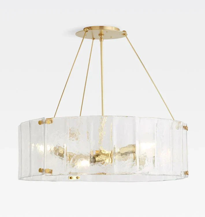 Willamette Glass Round Chandelier 32" - Zonesus