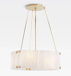 Willamette Glass Round Chandelier 24" - Zonesus
