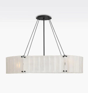 Willamette Glass Linear Chandelier 48" - Zonesus
