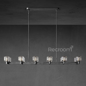 Demarat Double Linear Chandelier 72" - Zonesus