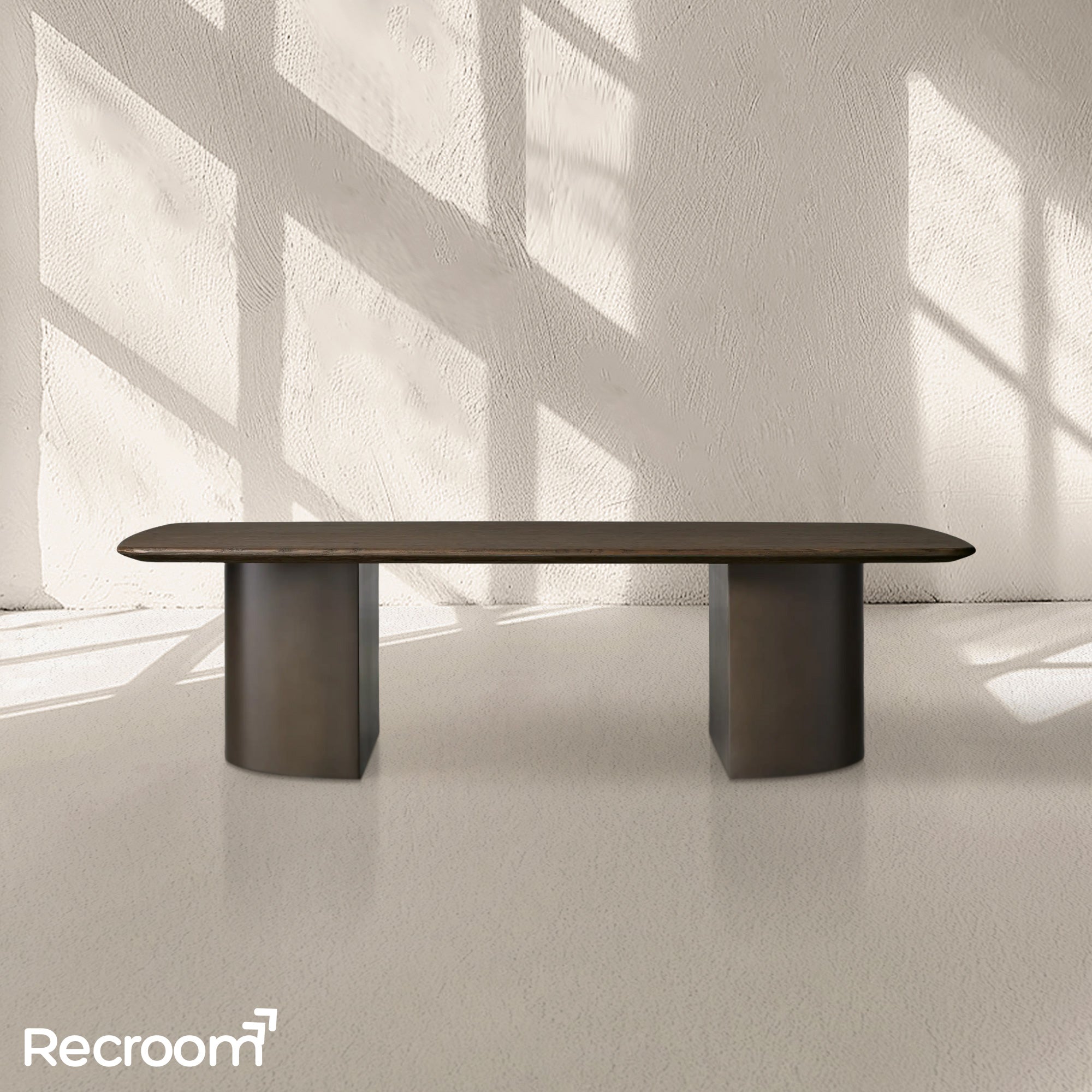 San Germani Wood Coffee Table with Dauphine Base - Zonesus