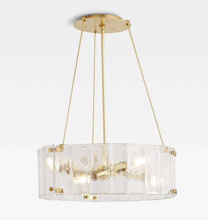Willamette Glass Round Chandelier 24" - Zonesus