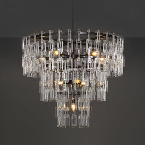 Marige Tiered Round Chandelier 36“ 48” 60“ - Zonesus