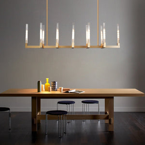 Cannel Linear Chandelier 67" - Zonesus