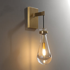 Raindrop Wall Sconce 5" Cord - Zonesus