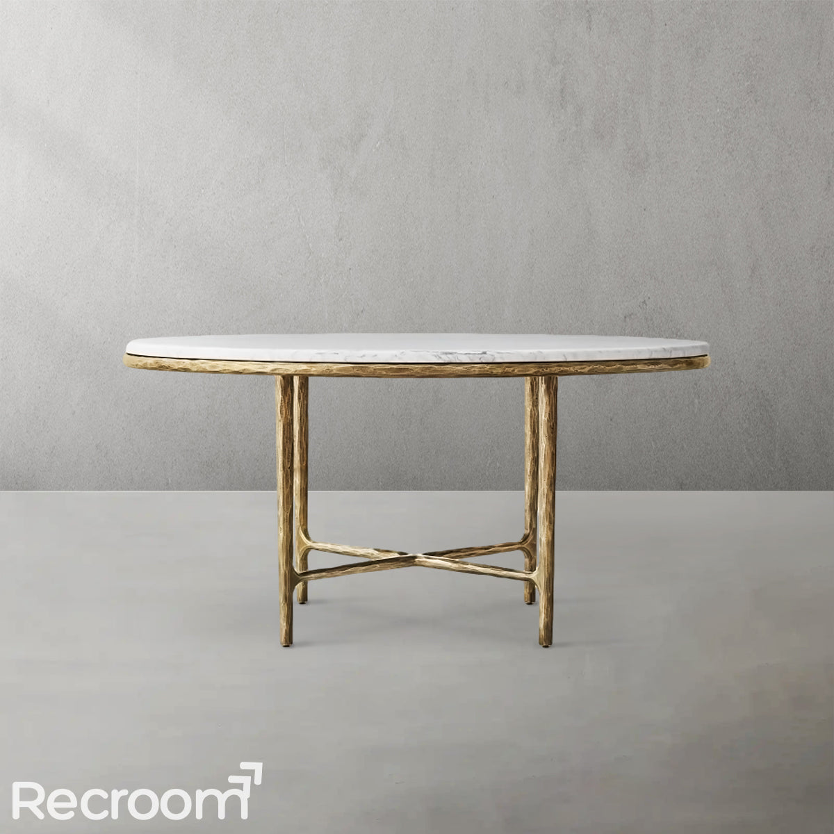 Thaddeo Marble Round Dining Table - Zonesus