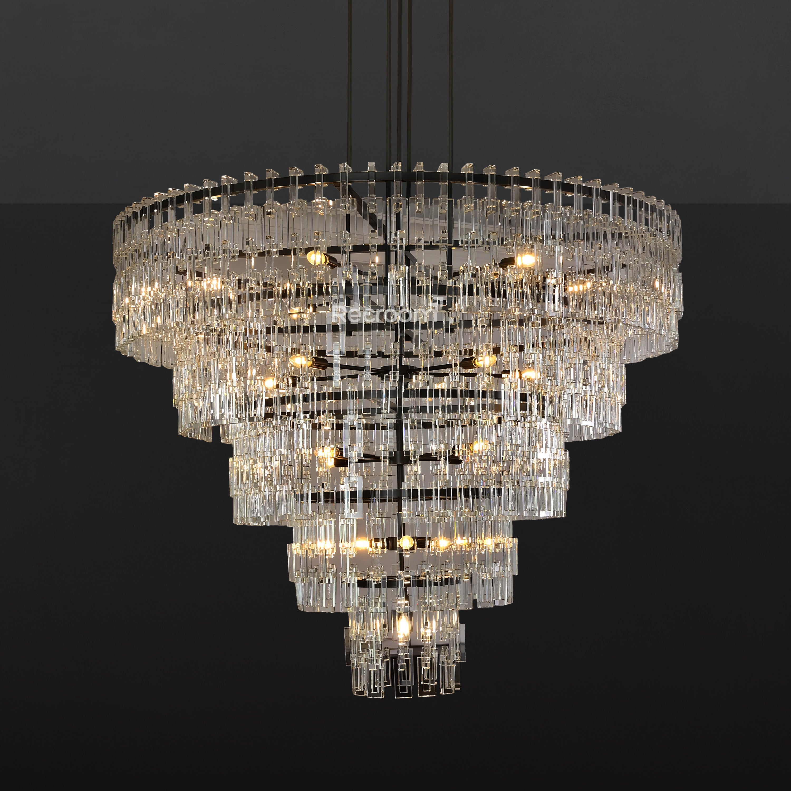 Marige Tiered Round Chandelier 36“ 48” 60“ - Zonesus