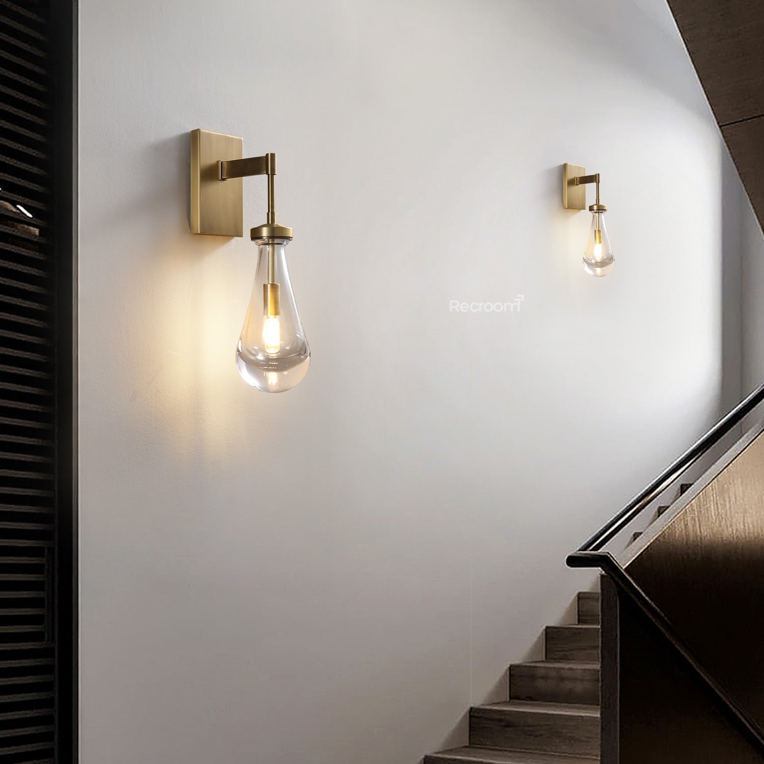 Raindrop Wall Sconce 5" Rod - Zonesus