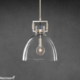 Machenist Glass Cloche Pendant 10" 14" 18" - Zonesus