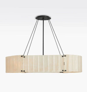 Willamette Glass Linear Chandelier 48" - Zonesus