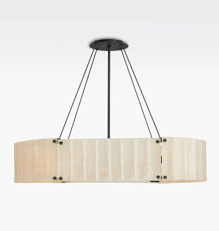 Willamette Glass Linear Chandelier 48" - Zonesus