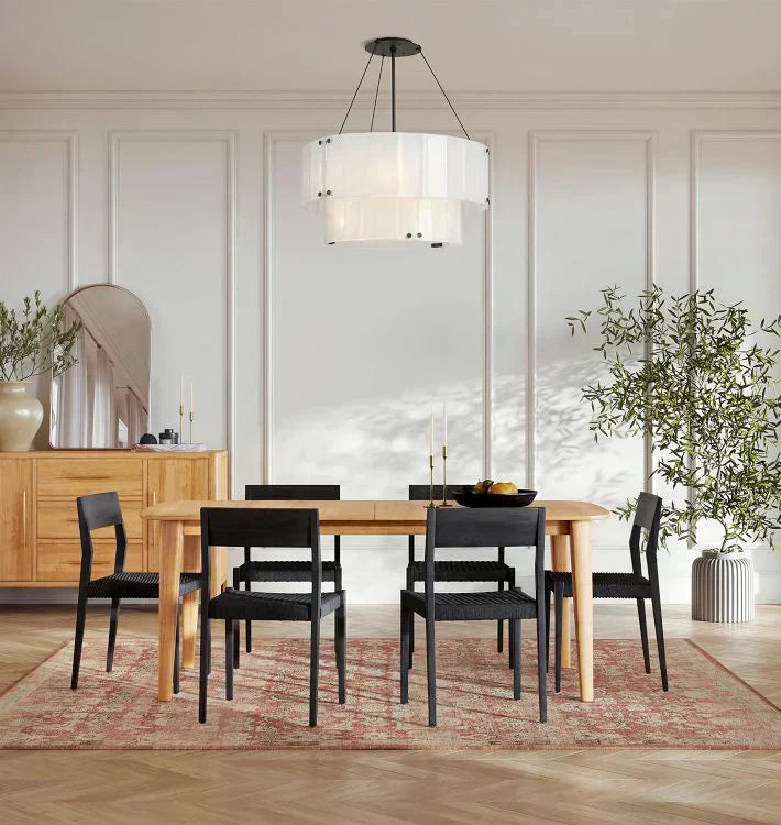 Willamette Glass Round Chandelier 2-Tier 32" - Zonesus
