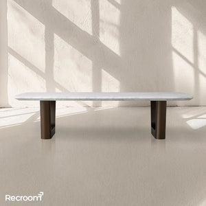 San Germani Stone Coffee Table with Rennes Base - Zonesus