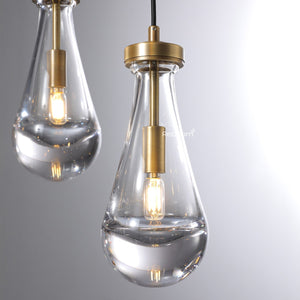 Raindrop Linear Chandelier 54" - Zonesus