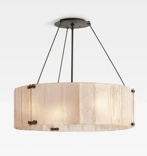 Willamette Glass Round Chandelier 32" - Zonesus