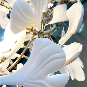 Modern Ceramic Ginkgo Chandelier - Zonesus