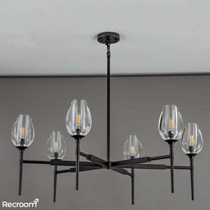 Tuilp Round Chandelier 42" - Zonesus