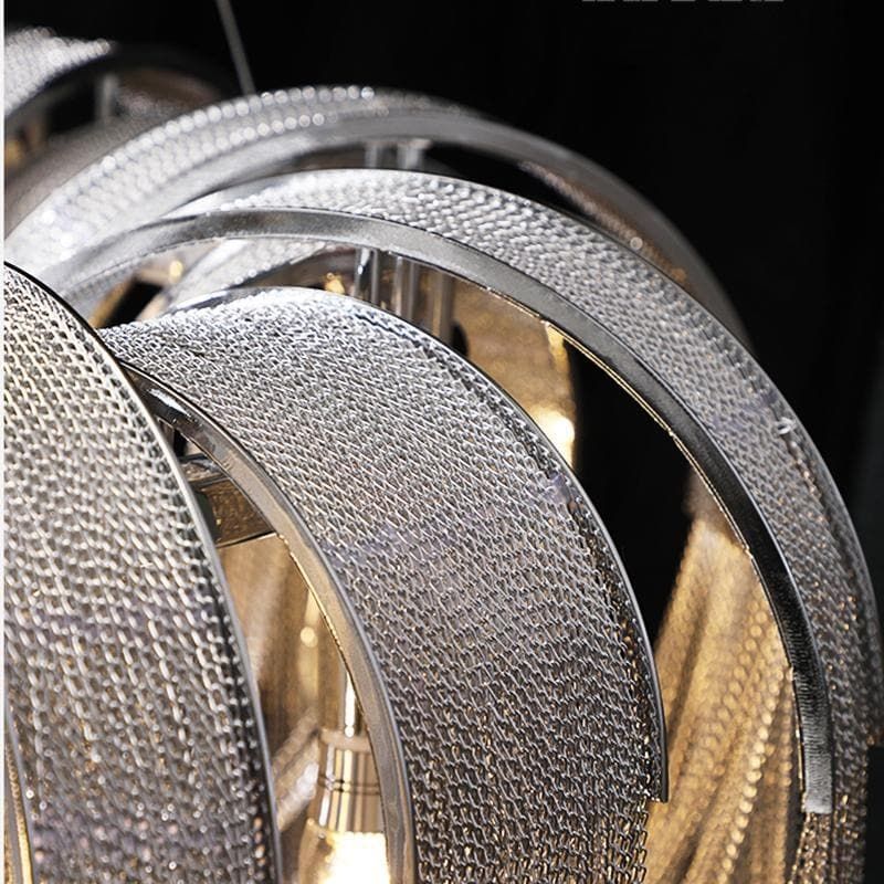 Alisa Luxury Aluminum Chain Tassel Chandelier - Zonesus